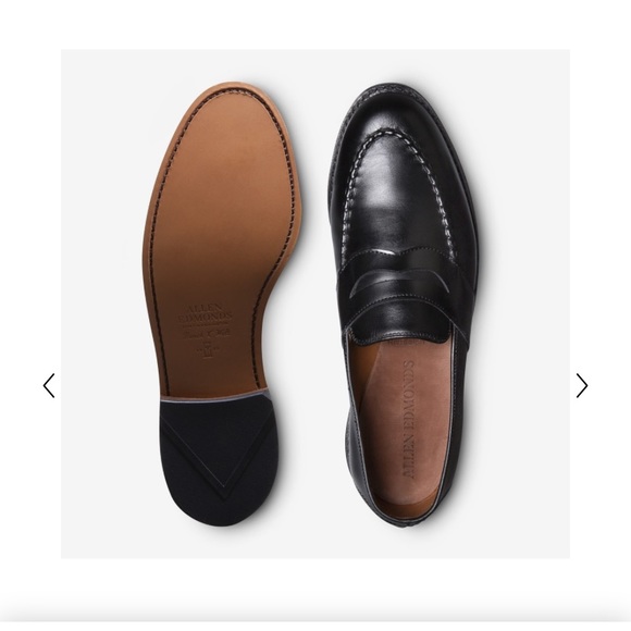 Allen Edmonds Other - ALLEN EDMONDS Randolph Black Leather Sz 6 Mens Penny Loafers